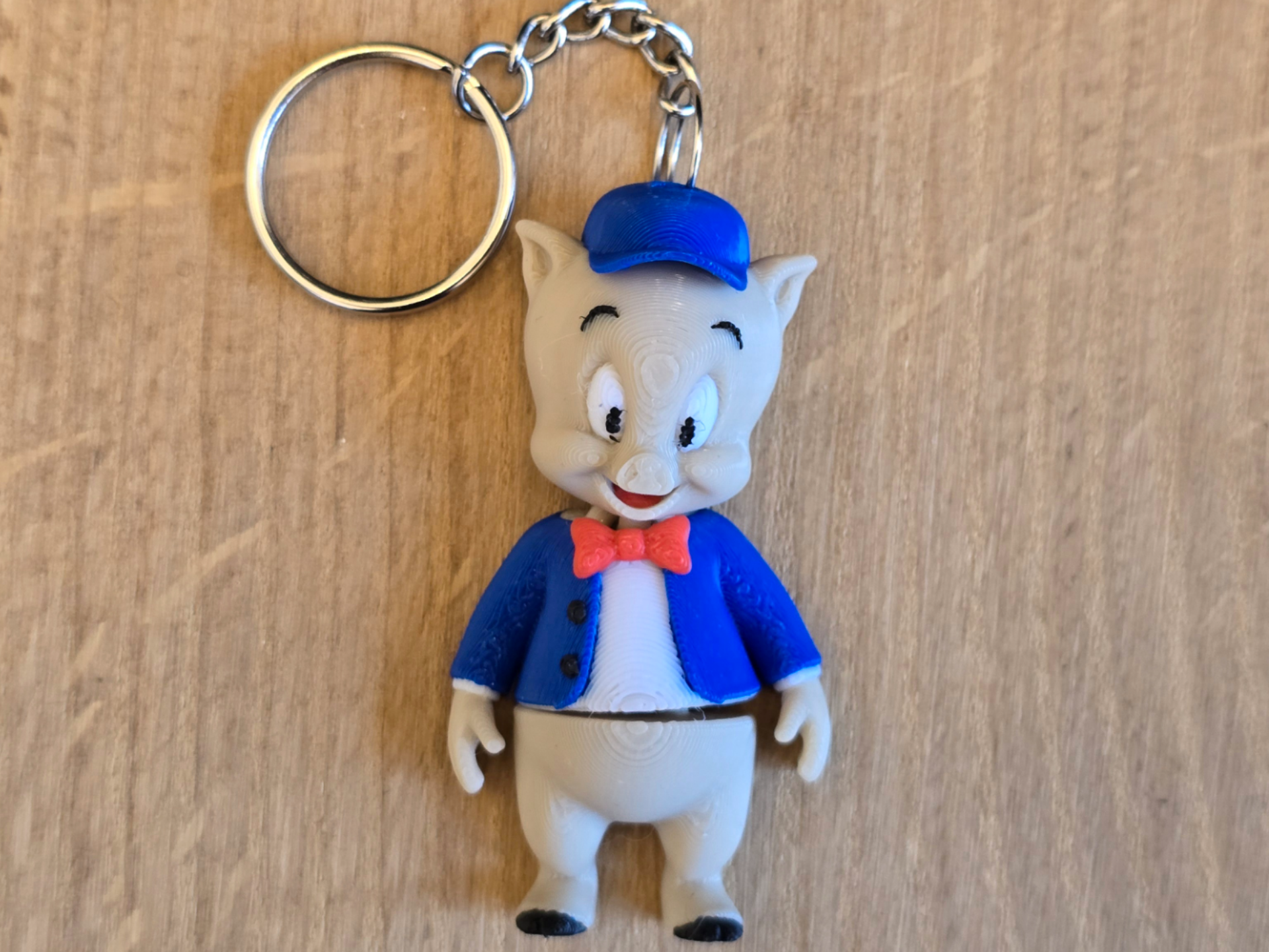 Porky pig flexi keychain