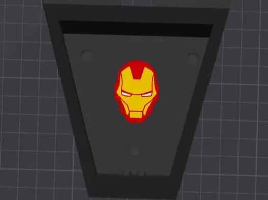 Iron Man Brick Helmet Display