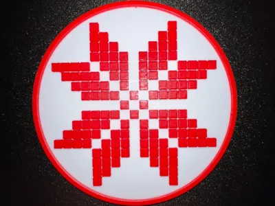 Palestinian Embroidery Star - Coaster 