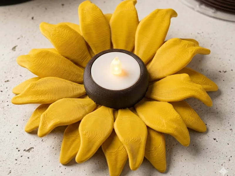 Sunflower Tealight Holder