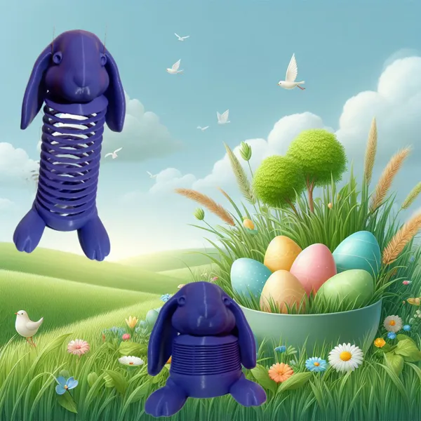 Lapin bondissant