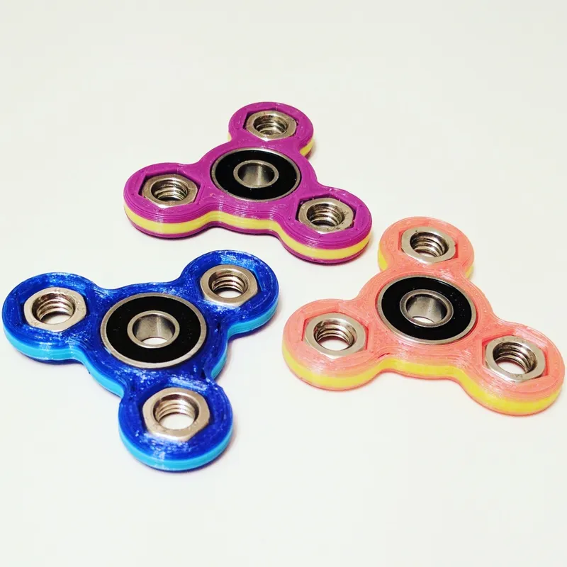 Small M8 Hex Nut Fidget Spinner