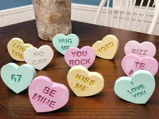 Valentines Heart Tabletop Decor