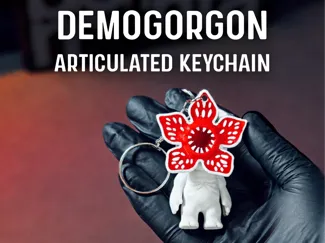 Demogorgon Stranger Things Articulated Keychain