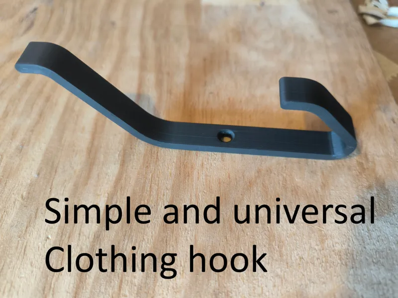 Simple and universal clothing hook
