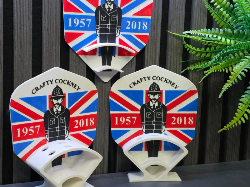 XL Flight Dart Holders & Wall Art - Eric Bristow