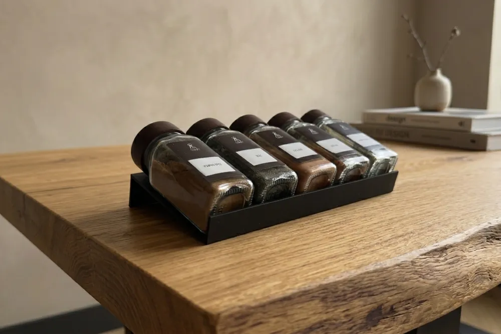 Spice Jar Rack/Organizer - Free 3D Print Model - MakerWorld