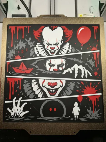 Cuadro decorativo en 3D: Pennywise Horror Storyboard Wall Art — vista de referencia 5