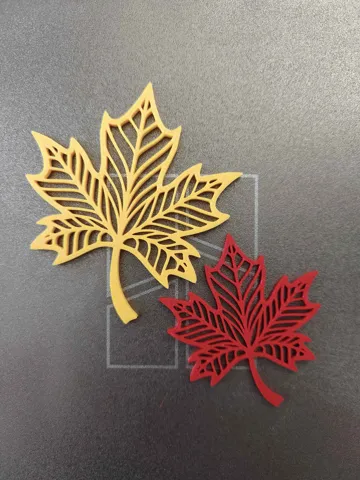 Letrero o emblema decorativo: Decorative Maple Leaf – Autumn Decor — vista de referencia 4