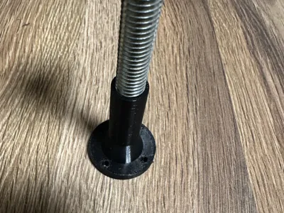 Adjust table leg support foot m12
