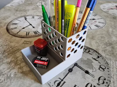Duo Organizer Pen Holder