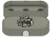 0.28mm layer, 2 walls, 15% infill - Clear Gray Color