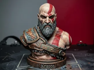 Kratos Bust - God of War