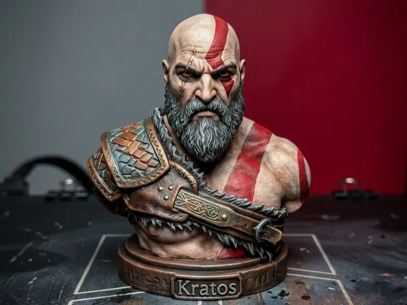 Kratos Bust - God of War