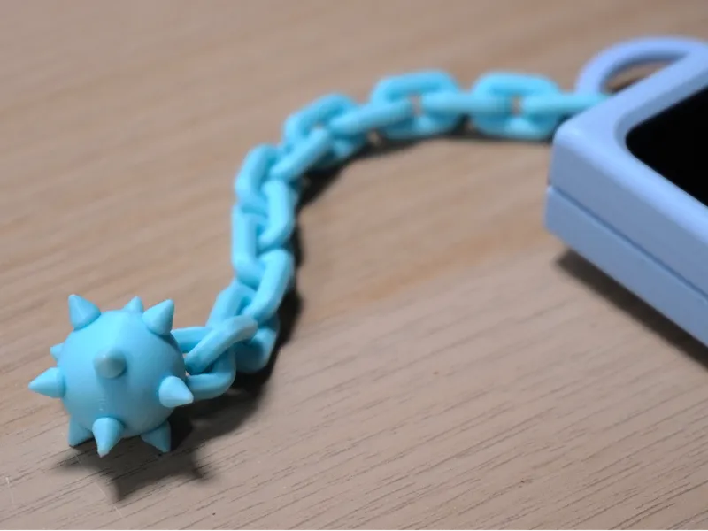 Phone Flail Charm Keychain