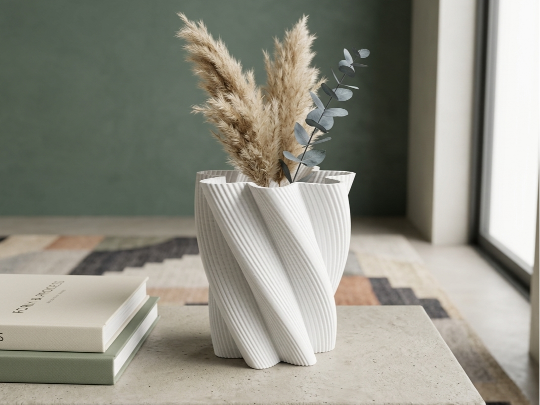 Vortex Twist Vase | Fully Customizable