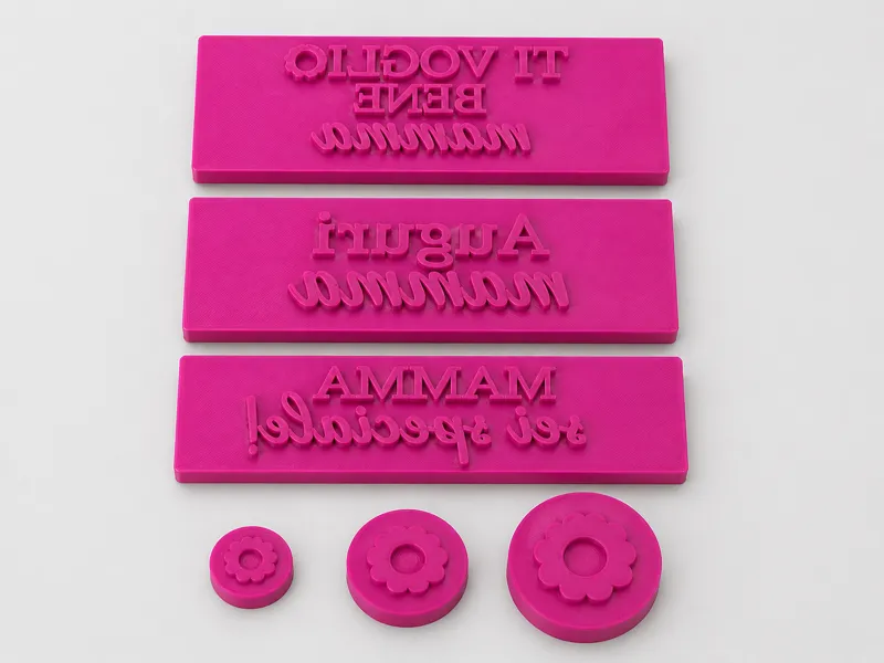 Mother’s Day Fondant Stamp Set — Cookie Embossers