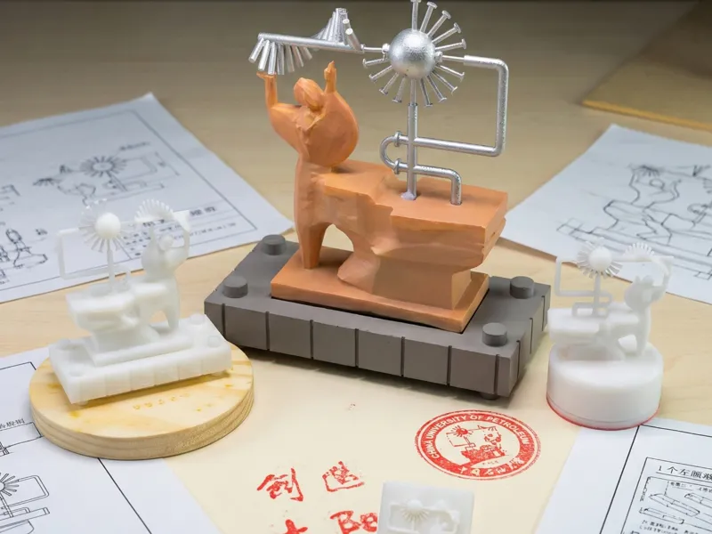 创造太阳 - 中国石油大学(华东)纪念文创雕塑