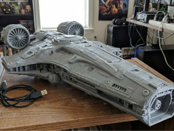 Heavy Cargo Corvette | Ultra Detailed Sci-Fi Ship