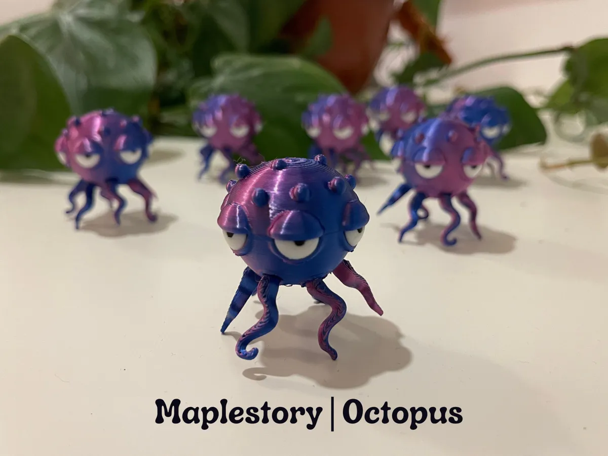 Maplestory | Octopus - Free 3D Print Model - MakerWorld