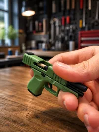 Glock with slingshot