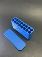 PETG - AAA Battery Holder 16 Slot Secure Storage Case