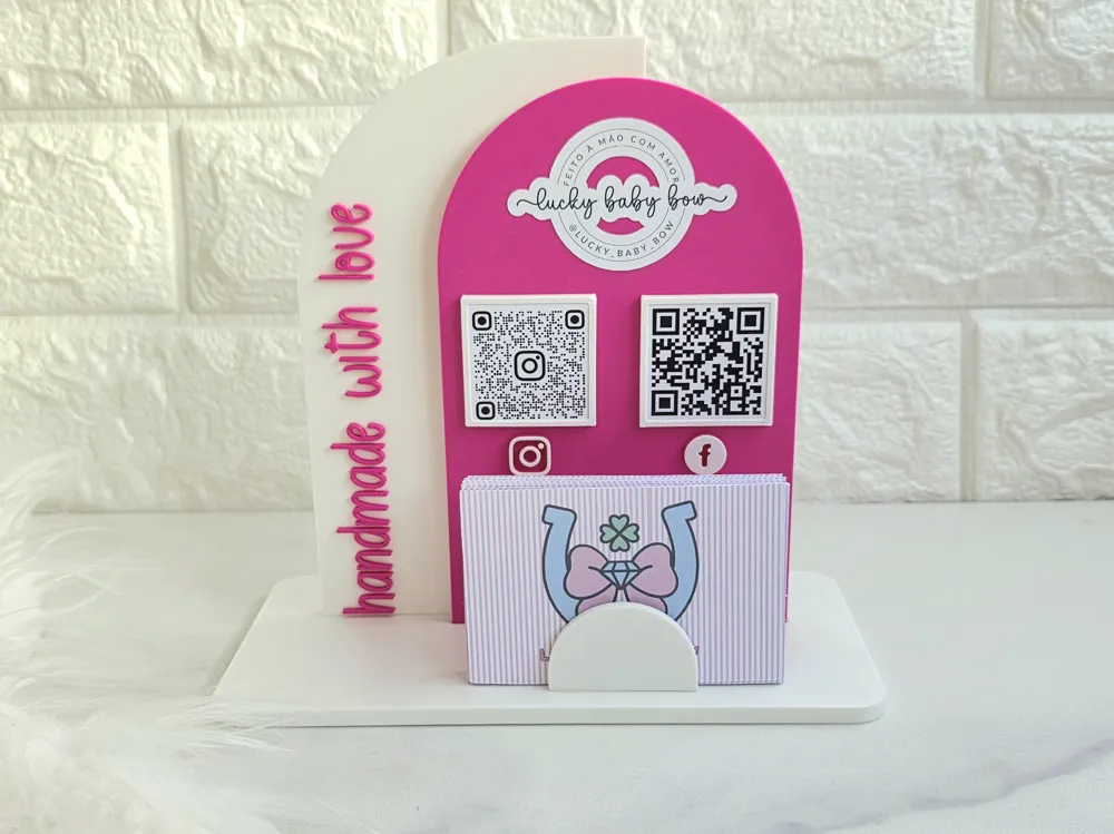 QR-Code-Social-Stand – Kostenloses 3D-Druckmodell – MakerWorld