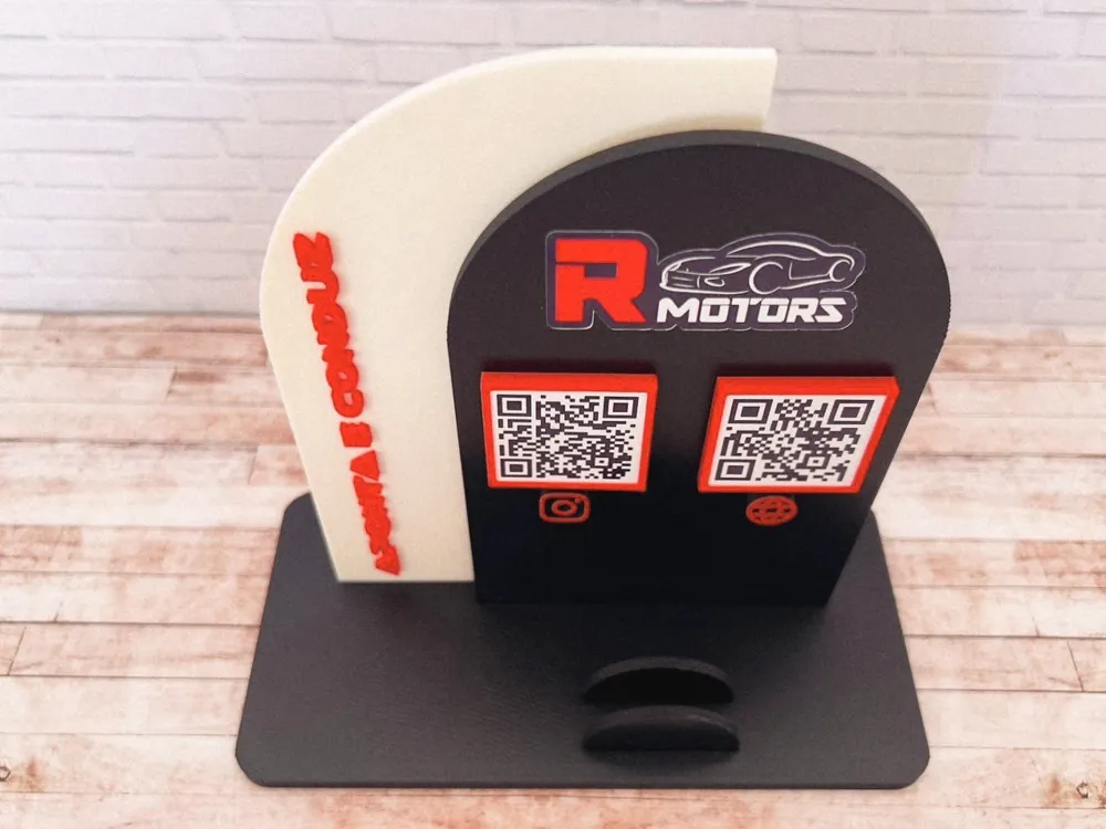 QR-Code-Social-Stand – Kostenloses 3D-Druckmodell – MakerWorld