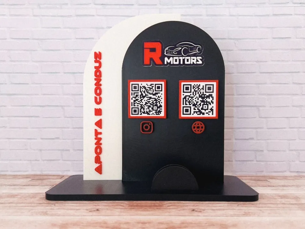 QR-Code-Social-Stand – Kostenloses 3D-Druckmodell – MakerWorld