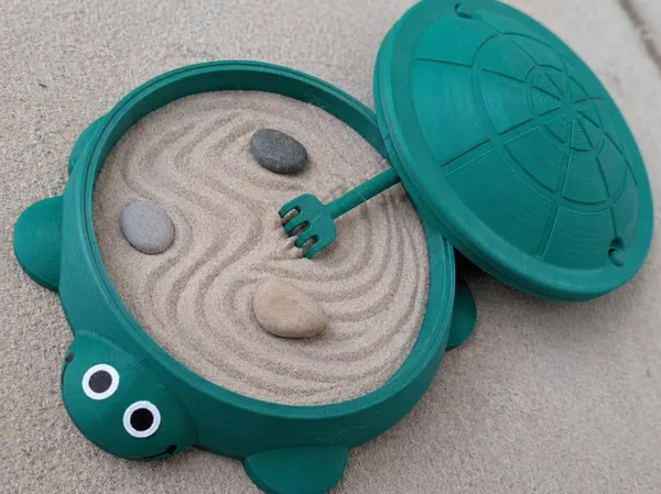 Mini bac à sable tortue zen