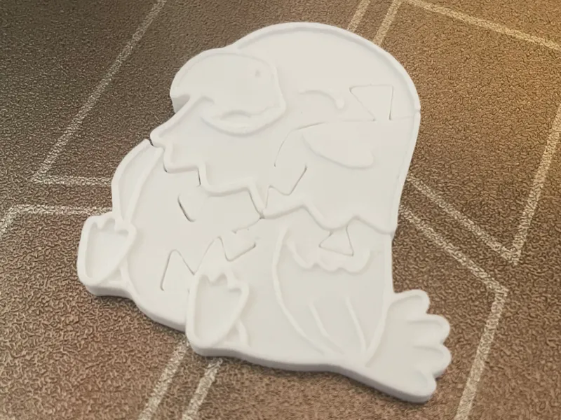 Kawaii eagle puzzle