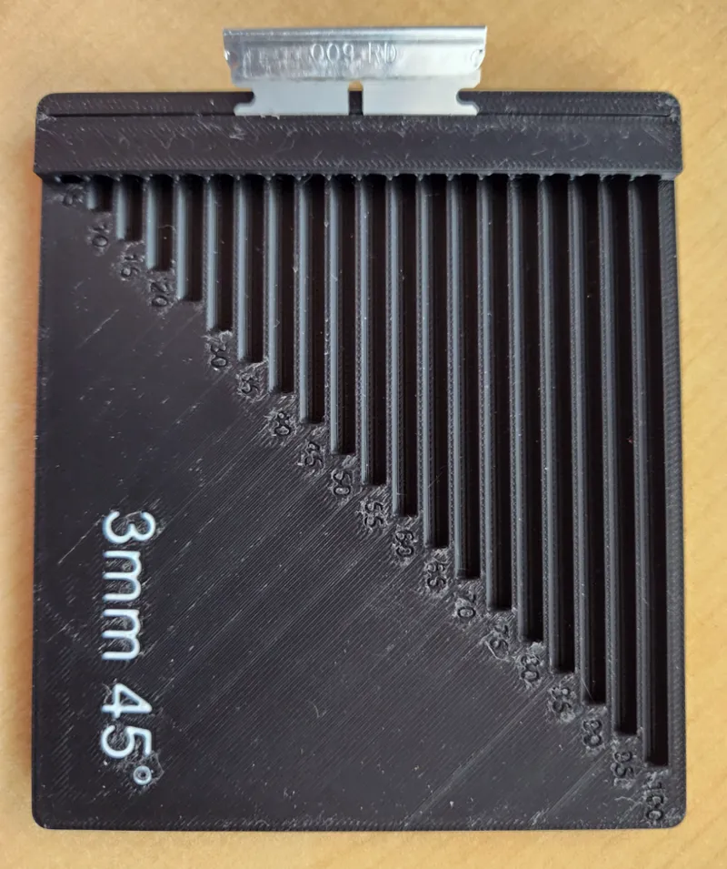 45 & 90° cutting jigs for 3mm fiber optic cable