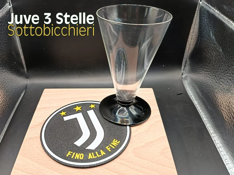 Sotto bicchieri Juve 3 Stelle