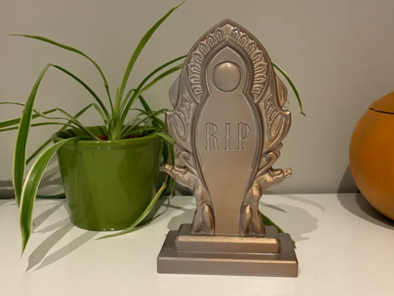 Enid's Tombstone from Wednesday Season 2