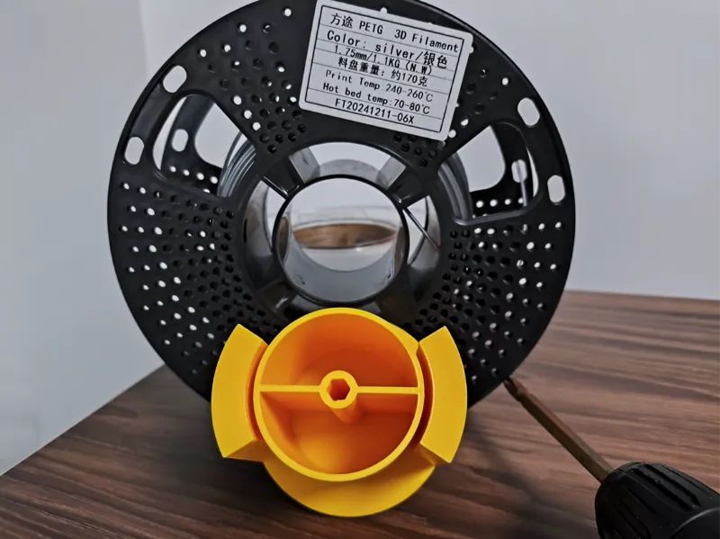 适配方途耗材 天瑞耗材料盘 的重新绕线器 手电钻简易版