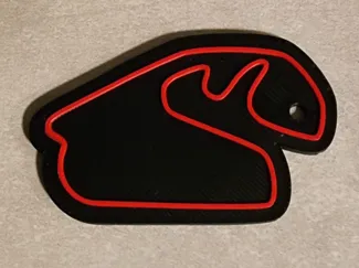 Keychain Interlagos Race Track