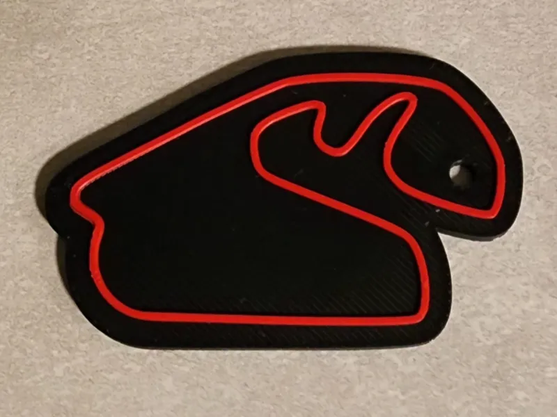 Keychain Interlagos Race Track