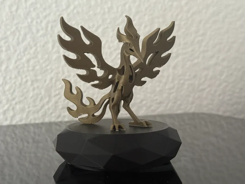 Moltres Art Sculpture (Pokemon)