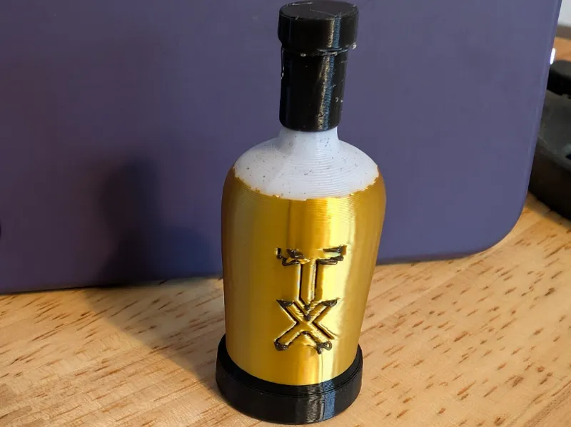 TX Whiskey Bottle