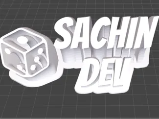 Sachin Dev Sweeping Nameplate