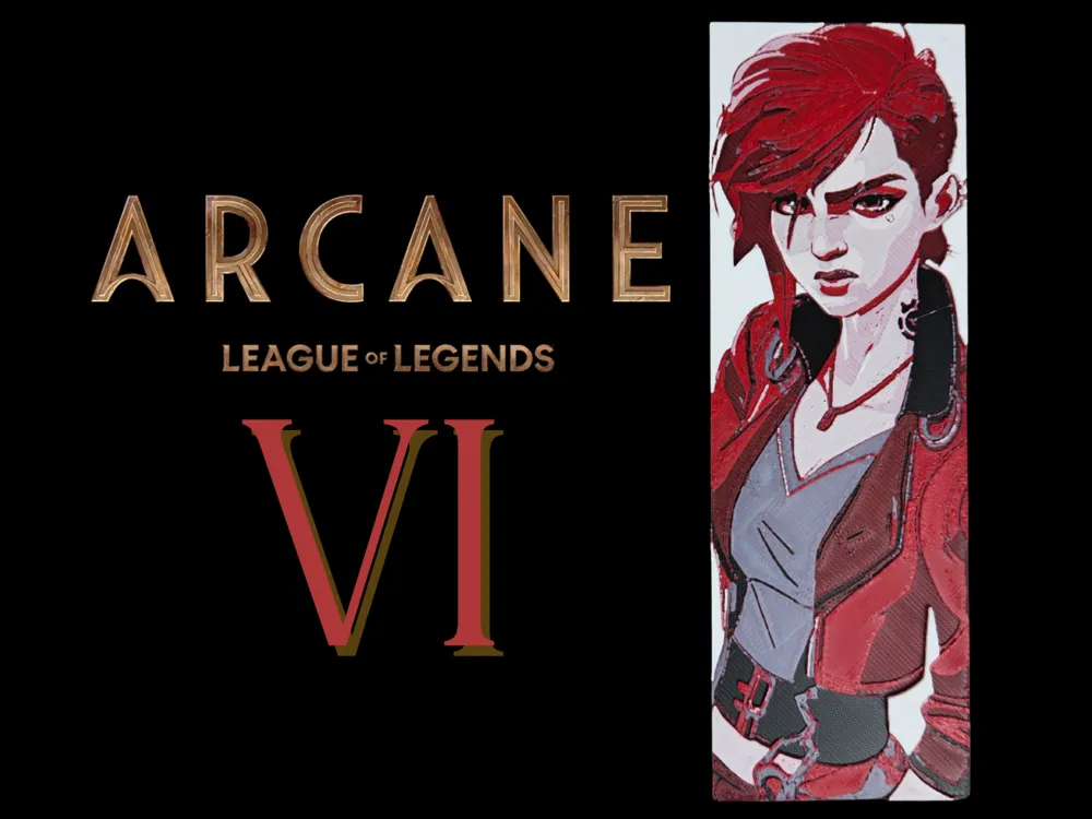 Vi (Arcane League of Legends) Bookmark