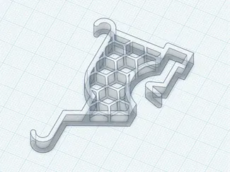 Extended windowblind valance clip for smart blinds