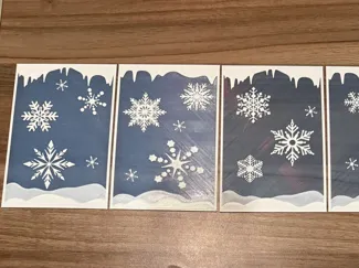 Snowflake Panels for Lantern