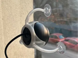 Ubiquiti UniFi G5 Turret on the window