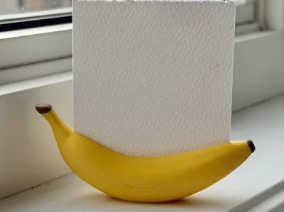 Banana Magnetic Label / Photo Holder