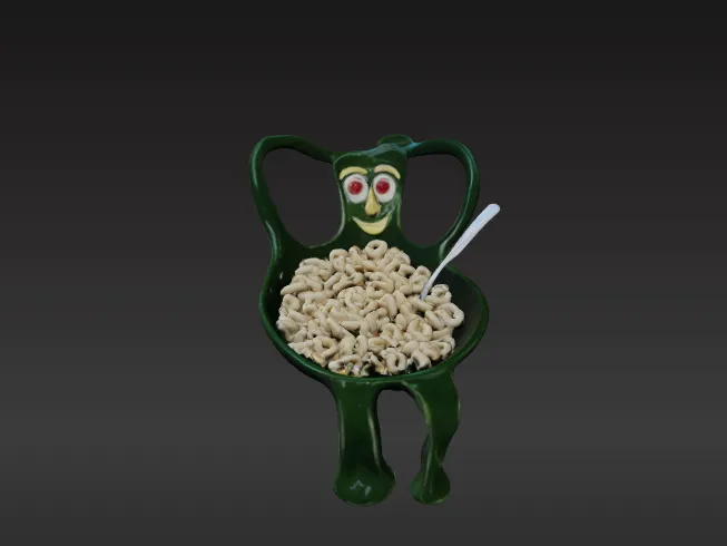 Bowl with a Head