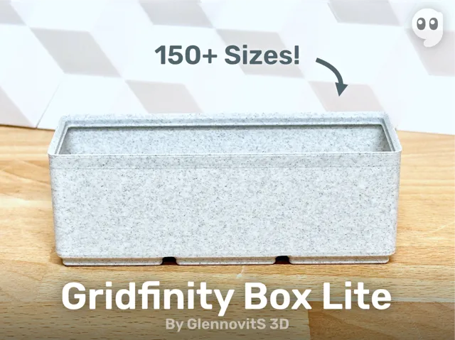 Gridfinity Box Lite - Filament friendly bins
