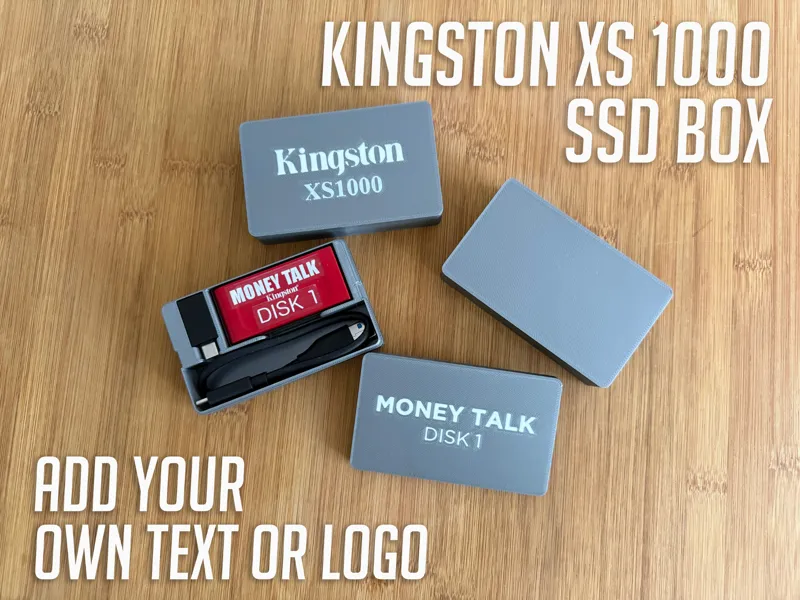 Kingston XS1000 SSD Storage Box - Customizable