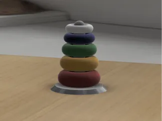 Stacking Ring Toy Tower