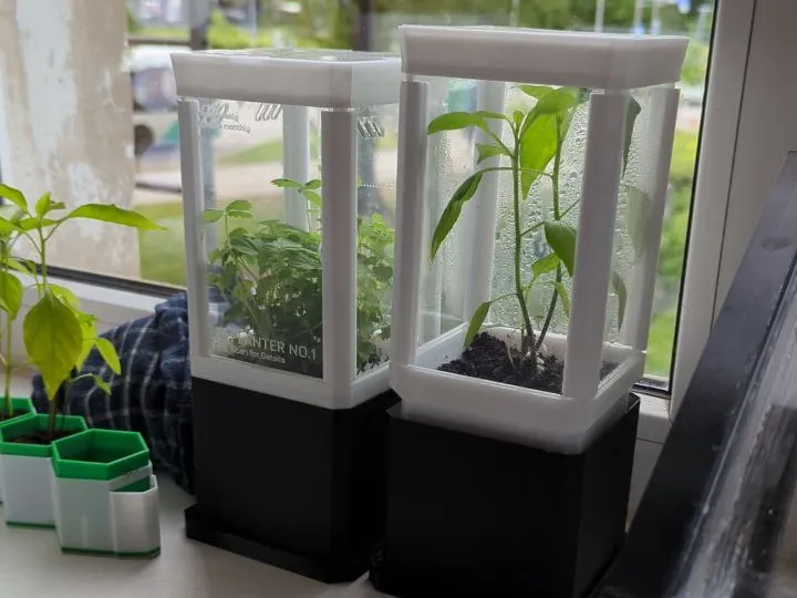 Modern Self-Watering Aquarium Planter